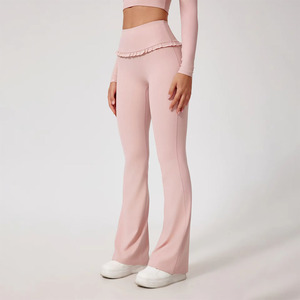 เลกกิ้งเล่นโยคะเอวสูงสำหรับผู้หญิงเลกกิ้งผ้าสแปนเด็กซ์/ โพลีเอสเตอร์ออกแบบได้ตามต้องการพร้อมโลโก้ของคุณ - Product Image 6