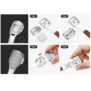 Premium Foot <b>Callus</b> Shaver with Custom Logo Effective for <b>Removing</b> Thick and Dry Heel Skin - Product Image 5