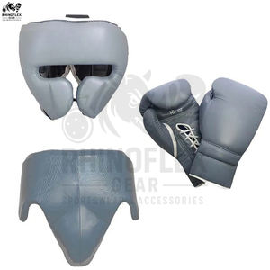 Guantes de Boxeo de Cuero Ajustables y Personalizables con Absorción de Humedad y Cierre de Velcro para Sparring y Entrenamiento Físico - Product Image 6