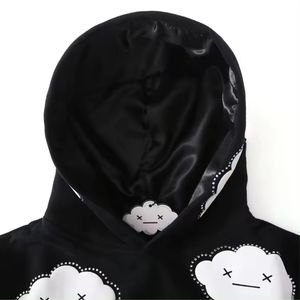 Custom Rhinestone Puff Imprimir Sudaderas con capucha de alta calidad para hombre Puff Impresión Zip up Sudaderas con capucha Unisex - Product Image 3