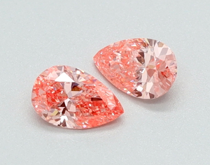 IGI 1 Ct FV Pk Fancy Vivid Pink Lab Grown Diamond Pear Diamond VVS2 Clarity Diamond For Engagement band Pink Lab Jewelry - Product Image 3