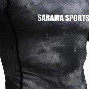 Camiseta de Compresión de Manga Corta para Artes Marciales Mixtas (MMA) y Jiu-Jitsu Brasileño (BJJ) con Diseño Personalizado Sublimado al por Mayor - Product Image 4