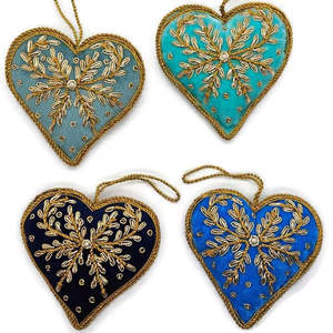 Zari Spark Diseño moderno Decoración navideña Adornos navideños con ShimmerStitch Roscado Elegancia Decoración del hogar - Product Image 3