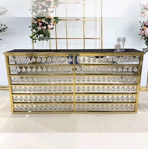 Puestos de catering para bodas con borde étnico | Mostrador de buffet tradicional | Exhibición decorativa de Alimentos | Configuración de servicio de eventos personalizados - Product Image 3