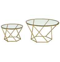 Vente à chaud Tabouret de table décoratif robuste Thé Snack Canapé Ensemble Table centrale Salon Salle à manger Table pour la maison Hôtel
