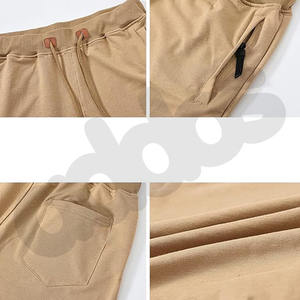 Pantalones cortos holgados de algodón de talla media para hombre, pantalones cortos rectos ligeramente elásticos de alta calidad para hombre - Product Image 3
