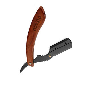 Navaja de Afeitar Recta para Hombre, con Logotipo Personalizado, de Acero Inoxidable, para Barbería - Product Image 3