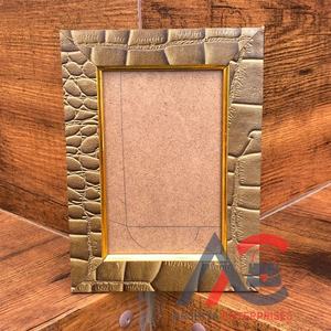 High Quality Multifunctional Custom Full Genuine Leather Crocodile Pattern <b>Photo</b> <b>Frame</b> <b>Wall</b> Decoration Cow Leather <b>Photo</b> <b>Frame</b> - Product Image 1