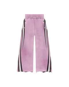 Ensemble de survêtement Streetwear Vintage pour femmes Patch de broderie en détresse Lavage à l'acide Sweat à capuche zippé Ensemble de survêtement personnalisable - Product Image 4