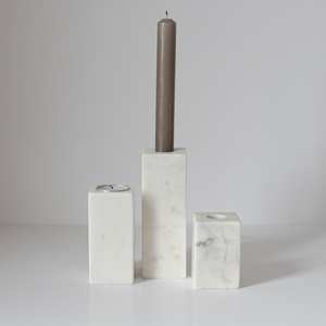 Porte-bougie chauffe-plat en marbre naturel de luxe, artisanal et haut de gamme |   Forme de logo personnalisée |   Accessoires de décoration intérieure, cadeaux en gros, spa, hôtel - Product Image 5