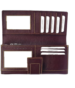 Pochettes pour femmes en cuir de vachette tendance, fermeture éclair robuste, légères, taille et couleur personnalisables, prix de gros pour la vente en ligne - Product Image 5