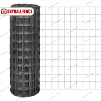 Malla de Alambre de Acero Recubierta de PVC Verde Oscuro, Estilo Europeo, Tipo Holandés, 6 Pies, Impermeable, Resistente a la Putrefacción, para Jardín, Parque, Construcción, Diseño 3D