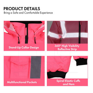 เสื้อแจ็กเก็ตทำงานสำหรับผู้ชายเสื้อคลุมทำงานสะท้อนแสง2025 - Product Image 5