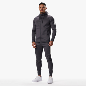 Latest Design Drawstring Hoodie Sweatpants Sets Breathable Quick Dry 100% Bamboo Fiber <b>Jogger</b> Tracksuits New Style 2 Piece Set - Product Image 1