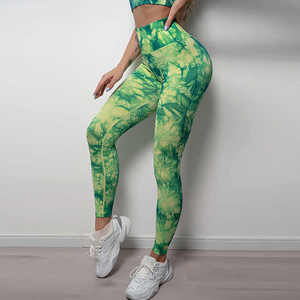 Wholesales High Waist Scrunch <b>Butt</b> <b>Lift</b> Workout Tight Yoga Pants Ruched Booty Sport Seamless Yoga <b>Leggings</b> for Women Capris - Product Image 5