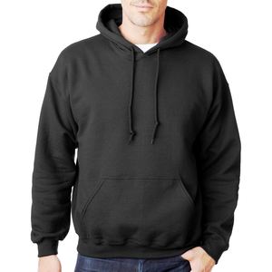Logo personnalisé de haute qualité sans ficelle pull poids lourd coton en vrac lourd vierge hommes sweats à capuche surdimensionnés - Product Image 5