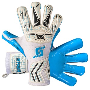 Breathable Professional Latex <b>Finger</b> Protection Football Soccer Goalkeeper Gloves - Product Image 5