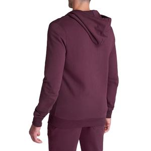 Sweat à capuche zippé pour hommes 100% coton tissu épais unisexe pour épaule tombante avec cordon de serrage sweat à capuche zippé pour hommes bon prix - Product Image 2