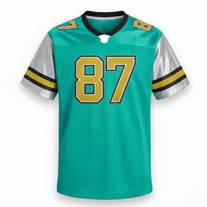 Camiseta de Fútbol Americano Personalizada con Nombre y Número, Camiseta de Fútbol Americano con Cuello en V Personalizada en Cantidad al por Mayor - Product Image 2