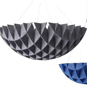 Pannello Fonoassorbente in Feltro PET Leggero e Facile da Installare per Soffitto Ufficio Pannello Acustico Sospeso in Poliestere - Product Image 1