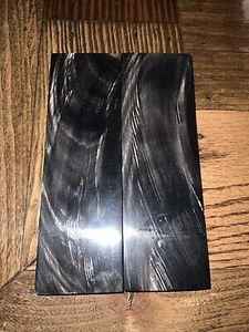 Poignées de couteau personnalisées de haute qualité Plaques d'échelle de corne de mouton de bélier naturel écologique Design artistique unique Artisanat naturel de qualité - Product Image 2