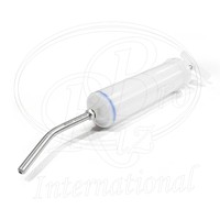 Seringue de lavage dentaire réutilisable pour équidés, en acier inoxydable, avec embout extracteur, forceps pour dents de cheval, pour grands animaux, 400 ml, Rizbro