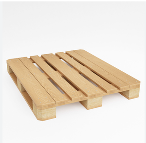 Palettes en bois européennes professionnelles 1200x800mm, palettes industrielles pour le stockage en entrepôt, l'exportation et la manutention de marchandises - Product Image 3