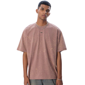 T-shirts pour hommes en coton 100% lavé, coupe ample, style vintage, streetwear décontracté, doux, respirant, pour un usage quotidien urbain - Product Image 4