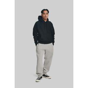Pantalones Deportivos de Lona de Poliéster Ecológicos para Hombre con Cordón Ajustable en la Cintura, Logotipo Personalizado en la Cintura, Cintura Media, Color Gris Jaspeado, Invierno - Product Image 3