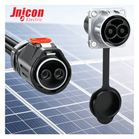 MJ32 2-Pin 120A 600V IP67 Wasserdichter Steckverbinder Schnellverschluss Stecker Buchse für EV-Ladung Energiespeicherung