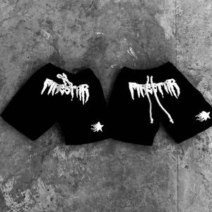 Personnalisé Strass Sérigraphie Logo Poche Lavage À L'acide Vintage Hommes Shorts Français Jogging Coton Sweat Shorts - Product Image 6