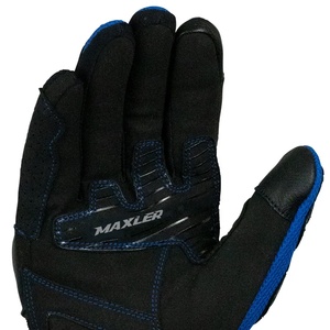 Gants de moto à doigts entiers, protection anti-chute, style alpin, motocross, courts, noirs, pour hommes - Product Image 5