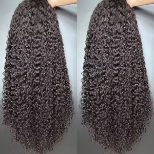 Peluca de cabello humano rizado 3 en 1, sin costuras, con cordón, sin dejar de usar, sin pegamento - Product Image 4