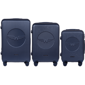 ชุดกระเป๋าเดินทาง W WINGS วัสดุ ABS+ ดีไซน์คลาสสิกทันสมัย ป้องกันรอยขีดข่วน ขนาด 20/24/28 นิ้ว รุ่น SWL03 SWALLOW คลังสินค้ายุโรป จัดส่งเร็ว - Product Image 5