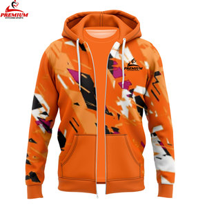 Sublimated hoodie <b>zipper</b> <b>jacket</b> top - Product Image 4