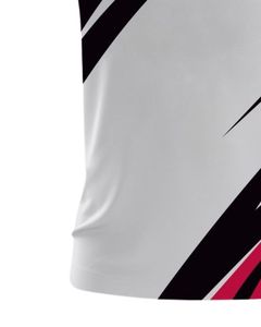 Polo à manches courtes pour homme personnalisé, mélange de coton de qualité supérieure, design bicolore, blanc, noir, rouge, décontracté, respirant, vêtements de golf OEM - Product Image 6