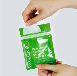 Handy Help Me ECO-INTENSE CERAMIDE AMPOULE PAD, Discos Tónicos Hidratantes Diarios para una Piel Hidratada y Calmada - Product Image 1