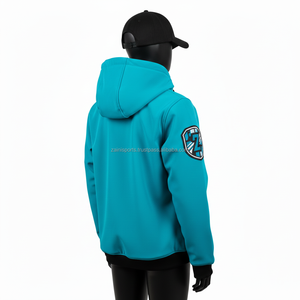 Veste Softshell pour femmes Tissu de qualité GSM Couleur élégante Panneaux de manches sur les épaules Logo brodé personnalisé Veste Softshell pour femmes - Product Image 5