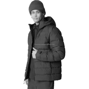 Nouveauté 2025 Doudoune Légère pour Homme à Col Montant Zippé Automne Coupe-Vent Imperméable Respirante en Toile Style Urbain Décontracté - Product Image 4