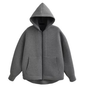 Sudadera con capucha unisex de invierno con cremallera, 100% algodón polar, estampado digital, bordado, estilo urbano, peso pesado, venta al por mayor, MOQ bajo - Product Image 4