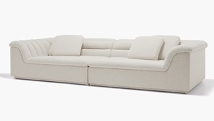 Divano Angolare in Tessuto Bouclé di Alta Qualità SHENZHEN con Funzione Rinfrescante per Casa o Scuola, Ideale per <span class=keywords><strong>Soggiorno</strong></span> - Product Image 3