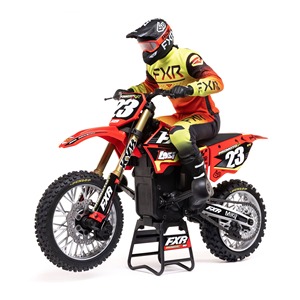 <span class=keywords><strong>1</strong></span>/4 Promoto-MX 2S RTR Moto tout-terrain RC Brushless 40+ MPH avec Gyroscope Spektrum MS6X et pneus homologués FXR Dunlop - Product Image 5