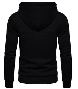 Pull à capuche unisexe épais 100% coton avec fermeture éclair Streetwear Fitness broderie personnalisée grande taille respirant sans couture - Product Image 5