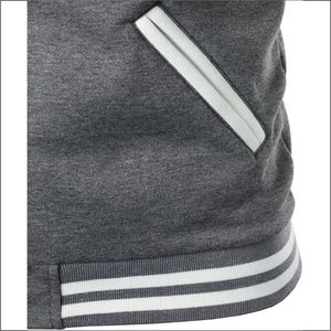 แจ็กเก็ตทีมตัวแทนของผู้ชายดีไซน์ใหม่เสื้อน้ำหนักเบาปักลายพิมพ์พัฟทรงหลวม - Product Image 5