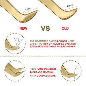 Latest Arrivals Eyelash Extension Tweezers Sets Stainless Steel Premium Quality Custom Eyelash Extension Tweezer <b>Makeup</b> <b>Tool</b> <b>Kit</b> - Product Image 2