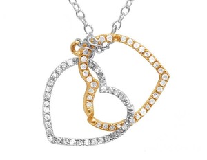 Colgante de corazón de diamante de moissanita de plata S925 de lujo con una joyería elegante para mujeres, ideal para regalos y ropa de fiesta - Product Image 1