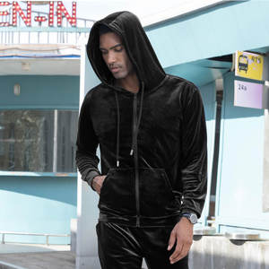 ชุดวอร์มแขนยาวผ้ากำมะหยี่สำหรับผู้ชายชุด S-5XL - Product Image 2