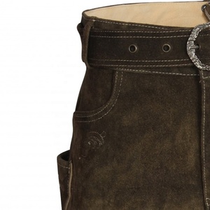 Pantalones Cortos Bávaros Nuevos 2026, Pantalones Cortos de Cuero de Alta Calidad, Lederhosen para Oktoberfest, Pantalones Cortos de Cuero Resistentes y Personalizados - Product Image 3