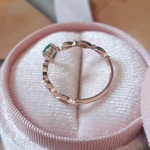 Unique Design <b>Emerald</b> <b>Ring</b> Handmade 925 Sterling <b>Silver</b> Fine Jewelry Gold Plated <b>Ring</b> for Women Indian Weddings Wholesale <b>Ring</b>. - Product Image 3