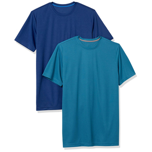 Anti-rides 100% coton vente en gros de haute qualité Polyester t-shirts Sublimation t-shirts plaine impression personnalisée blanc noir bleu - Product Image 1